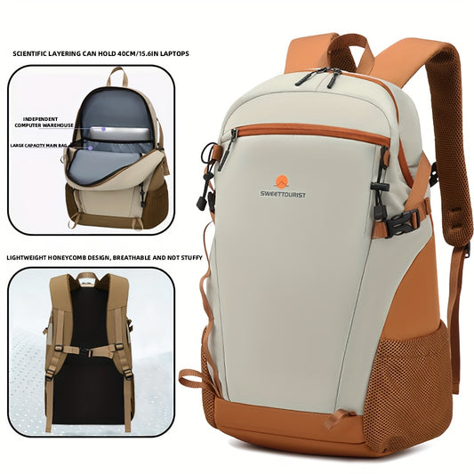 SWEET TOURIST Men'S Lightweight Hiking Backpack - Durable Oxford Fabric, Large Capacity, Adjustable Straps, Multiple Compartments for Outdoor Travel, Sports & Casual Use, Hiking Gear, Sturdy Construction