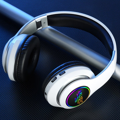 Wireless Earphones, Multi-Color LED Lights, Comfortable Foldable Earphones, SD Card Slot, School/Tablet/Pc/Phone/Birthday/Christmas/Travel Gifts. Popular Wireless Earphones, Head Mounted Wireless Earphones, And Foldable Earbu
