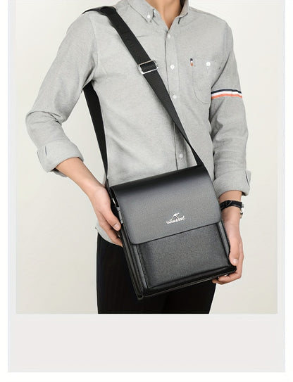 Double layered design Men's bag shoulder bag crossbody bag business bag Men's bag casual backpack small bag trendy bag suitable for travel and work