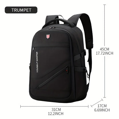3 sizes to choose from, Men's fashionable short distance travel backpack, convenient multi-functional backpack for business commuting, multiple pockets and large capacity, suitable for storing laptops, suitable for school wor