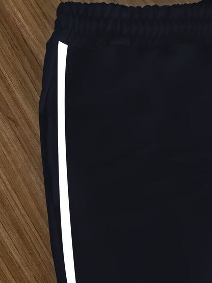 Men's Casual Digital Print Hoodie & Sweatpants Set - Polyester, Machine Washable, Perfect for Spring/Fall Outings