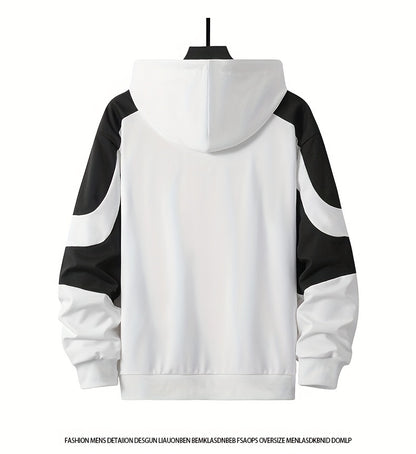 Men's Hooded Sweatshirt Set - 2024 New Autumn Casual Sporty Long Sleeve Outfit for Men