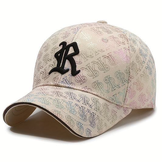 Men's Funky Embroidery Baseball Cap, Seasonable Casual Stylish High-End Baseball Cap With Adjustable Strap For Men And Women