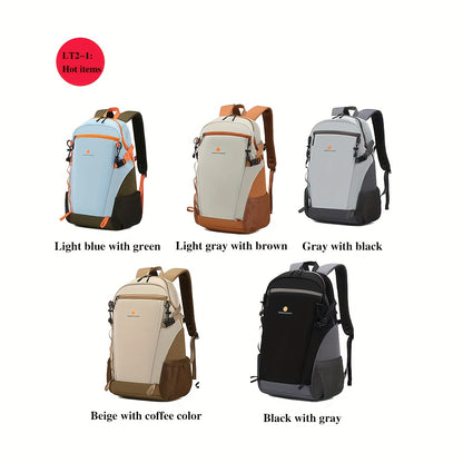 SWEET TOURIST Men'S Lightweight Hiking Backpack - Durable Oxford Fabric, Large Capacity, Adjustable Straps, Multiple Compartments for Outdoor Travel, Sports & Casual Use, Hiking Gear, Sturdy Construction