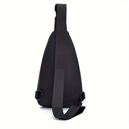 Stylish Men's Chest Bag Multifunctional Student Crossbody Bag Daily Commuting Trendy Versatile Shoulder Bag Outdoor Sports Bag Riding Small Backpack