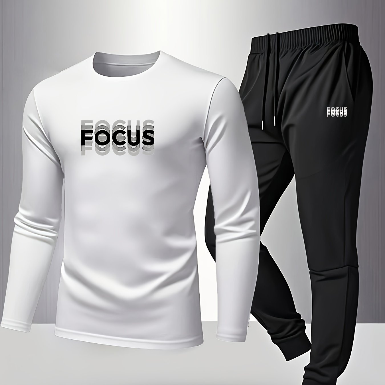 Men's Casual Comfortable Breathable Printed Loungewear Pants Set