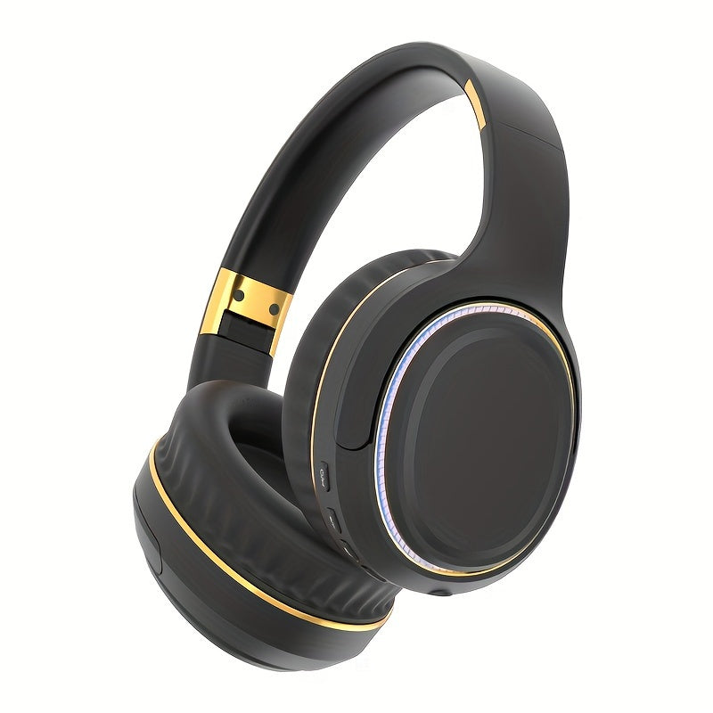 Ultra-large Capacity 400 MAh Wireless Headphones With Ambient Lighting, HIFI Sound Effects, Music All Day Long, 5.3 Chip, Low Latency, High-quality Headphones, Suitable For Travel, Business, Music, Gifts, Work, Phone Calls