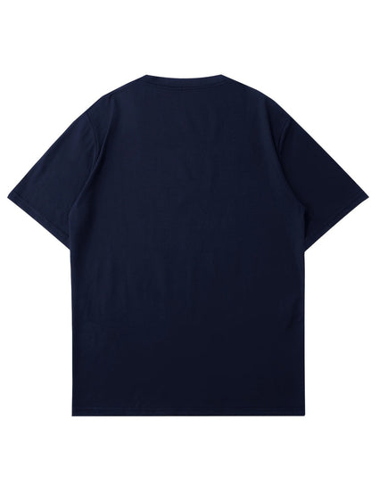 1pc Men's Light Blue Solid Color V-Neck Casual T-Shirt - Breathable Regular Fit Short Sleeve Tee for Spring Summer, Gym, Office & Casual Attire