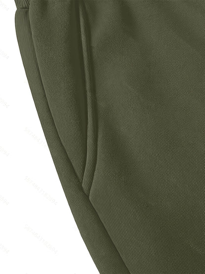 Men's Classic Sporty Casual Printed Hooded Suit