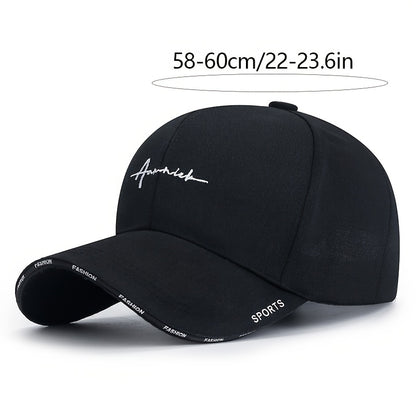 Set of 2 Custom Embroidered Baseball Caps, Breathable Sports Baseball Caps for Men And Women