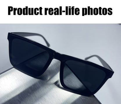 Men's Geometric Square Fashion Glasses - Durable PC Frame, HD TAC Lenses for Driving & Daily Wear, Lightweight Modern Design, Casual Style, Driving Eyewear | Sleek Frame Design | Lightweight Glasses