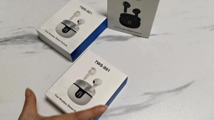 In-Ear Wireless Headphones with HIFI Sound Quality, Truly Wireless, Omnidirectional Stereo, Low Latency, Automatic Connection, High-Definition Noise Reduction, Large Battery Capacity, Ultra-Long Battery Life, And LED Digital