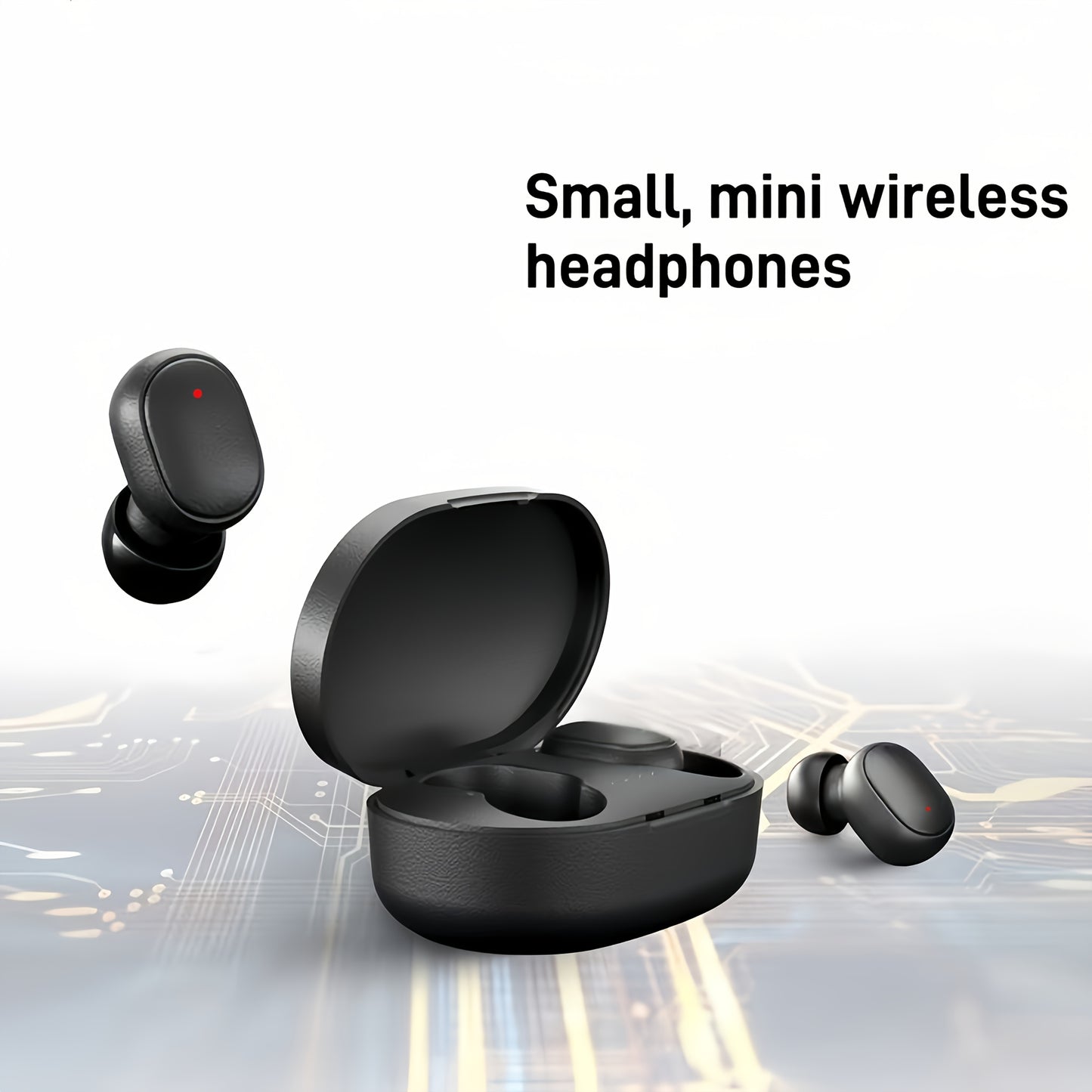 Hot-selling TWS True Wireless Earphones - In-Ear Dual-Ear, High-Quality Sound, High-Definition Calls - for Music & Running - Suitable for All - Perfect Gift for Music Lovers & Fitness Enthusiasts - Wireless Earbuds, High-Qual