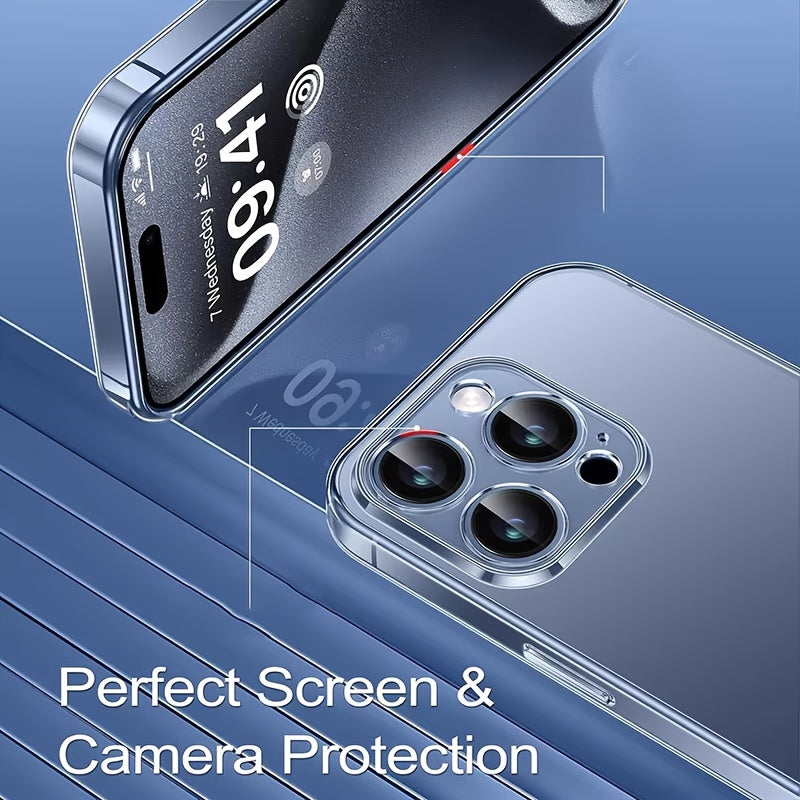 Բջջային հեռախոսի պատյան Iphone 16 Pro Max-ի համար, Բջջային հեռախոսի թափանցիկ պատյան Iphone 16 Plus-ի համար, պարզ և բարակ պաշտպանիչ պատյան TPU փափուկ պատյան