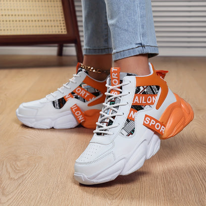 Women'S High-Top Plaid Skate Sneakers - Lightweight, Non-Slip, Shock-Absorbing Sneakers with EVA Sole, Synthetic Faux Leather Upper & Fabric Lining for All-Season Sports and Casual Wear, Casual Sneakers | Stylish Lace-Up Shoe