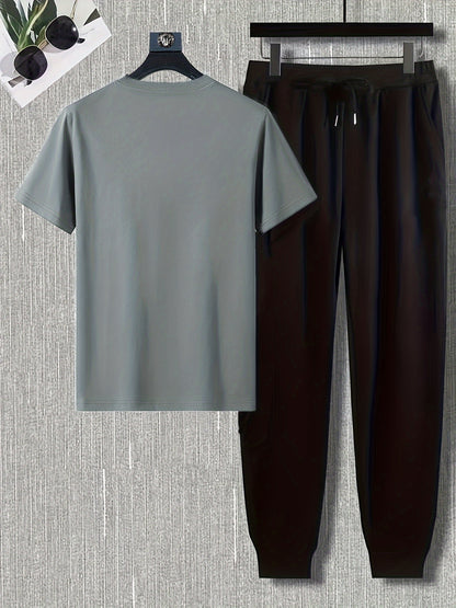 Men's Casual Homewear Suit Fashion Logo Pajamas Gift