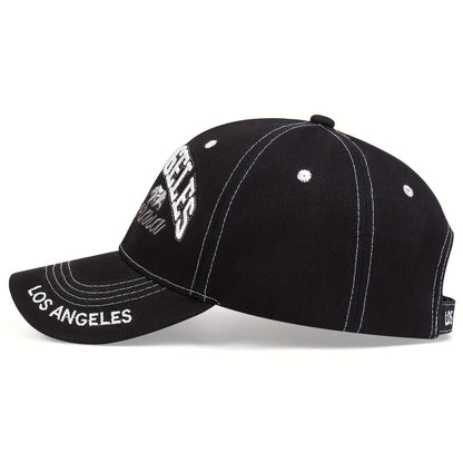 LOS ANGELES Embroidered Hip Hop Cap - Adjustable, Lightweight & Stylish Sun Hat for Men and Women