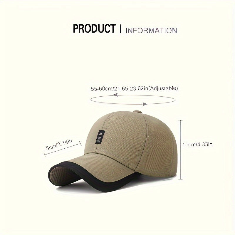 Spring Fashion Color Blocking Sunshade Hat, Outdoor Casual Sports Baseball Cap