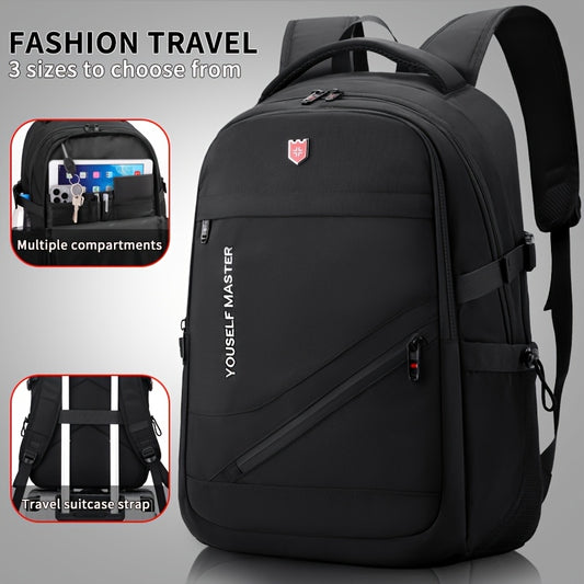 3 sizes to choose from, Men's fashionable short distance travel backpack, convenient multi-functional backpack for business commuting, multiple pockets and large capacity, suitable for storing laptops, suitable for school wor