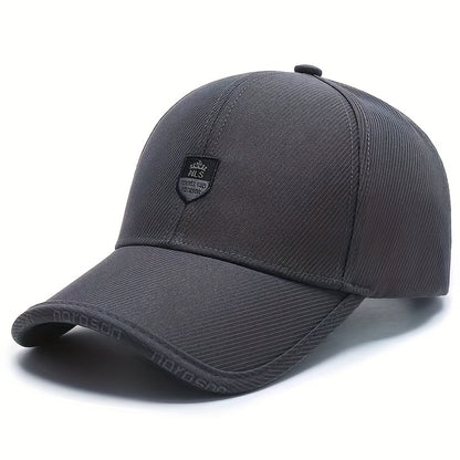1pc Men'S Baseball Cap, Fantasy Charm Style, Adjustable, Hand Wash, Suitable for Valentine'S Day, Christmas, Spring Festival - Fashionable Versatile Peaked Cap, Suitable for Middle-Aged Peopl