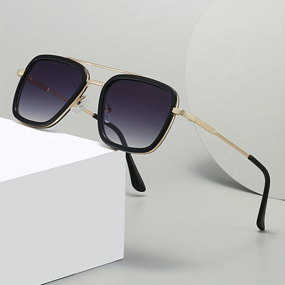 1pc Men's Women's Square Fashion Glasses Y2K Style