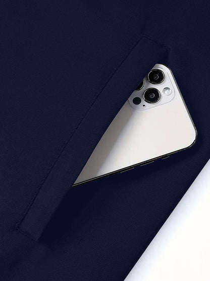 Men'S Trendy Design Jacket Two-Piece Suit with Five-Pointed Star Print, Casual Youth Casual Sports Jacket Suit