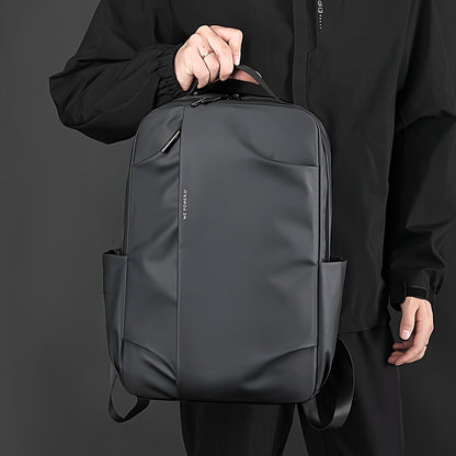 Tic-Tac-Toe Men'S Lightweight Large Capacity Backpack - Casual Minimalist Design with Multiple Compartments, Durable Fabric for Outdoor Travel, Commuting & Work, Travel Backpack, Commuting Bag, Modern Backpack, Sturdy Constru
