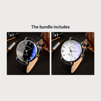 Hot New Men's Watch Roman Numerals Fashion Trend Business Casual Men's Watch Male, Ideal choice for Gifts