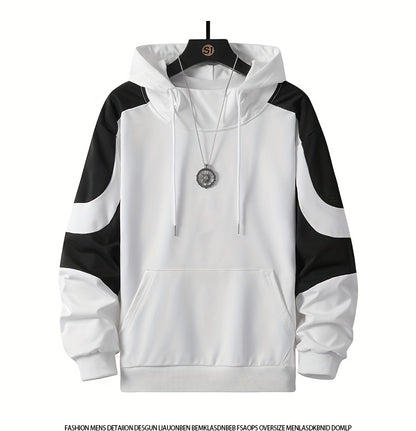 Men's Hooded Sweatshirt Set - 2024 New Autumn Casual Sporty Long Sleeve Outfit for Men