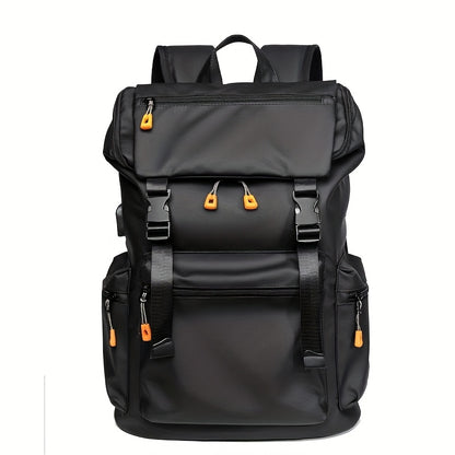Men's Professional Backpack - Large Capacity Laptop Backpack with 39.62cm Sleeve, Business Computer Bag, Heavy-Duty Zipper Closure, Adjustable Padded Shoulder Straps - Lightweight Work Backpack for Office, College, Travel - E