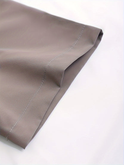 Men'S Summer Hot Trendy Print Short Sleeve Suit Collar Straight Leg Trousers Fashion Set