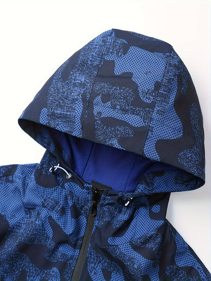 Men'S Suit, Casual Stylish Sportswear, Long-Sleeve Jacket, Woven Hooded Jacket, Sports Long Pants, Men'S Woven Moisture-Wicking Long Pants, Sweat-Resistant