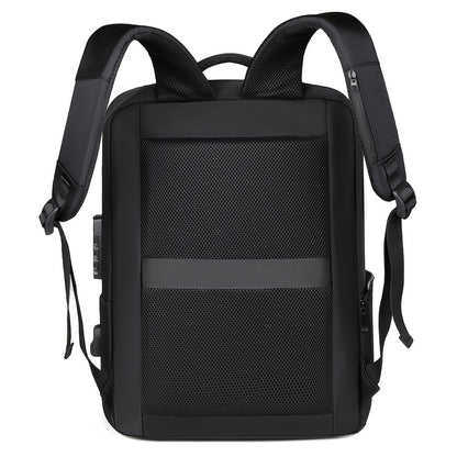 Business Backpack New Style High-grade Three-dimensional Hard Shell Men's Backpack Multi-function Large-capacity Computer Bag Leisure Anti-theft Commuter Backpack