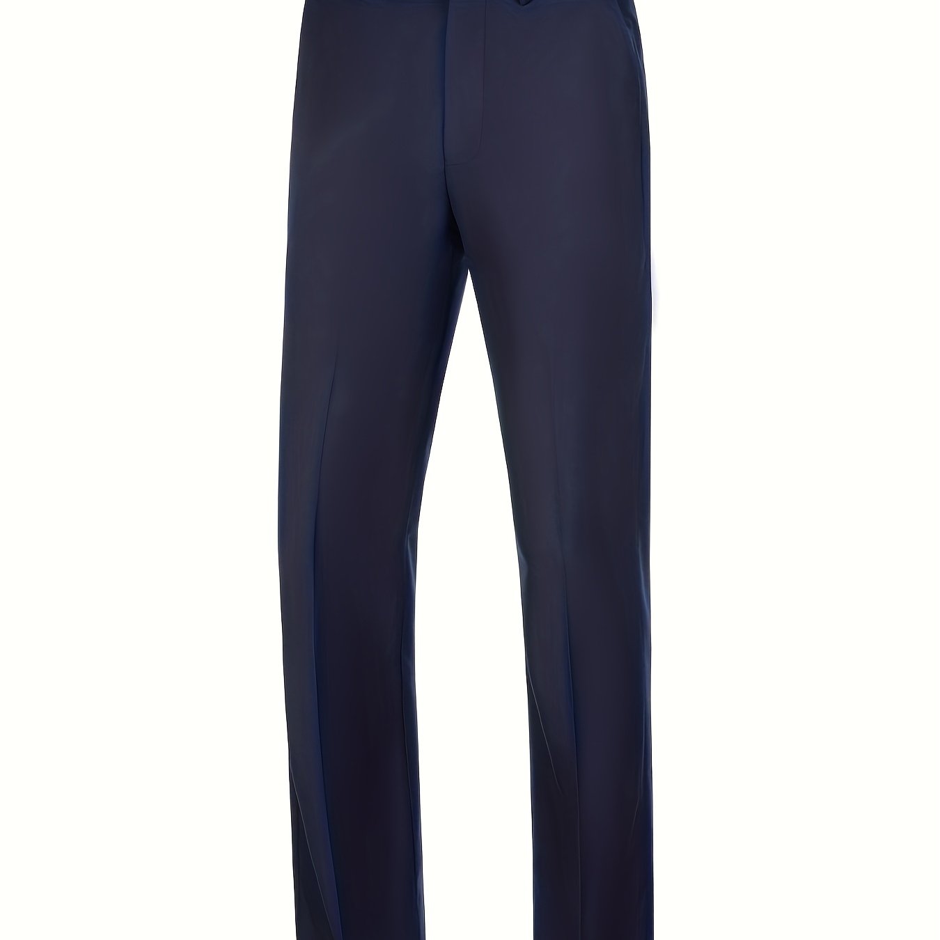 SAILIINY Men'S Solid Color Polyester Viscose Blend Dress Pants, Regular Fit All-Season Party Suit Trousers with Pockets, 80% Polyester 20% Viscose, 240g/m² Woven Fabric, 100% Polyester Lining, for Mature Occasions