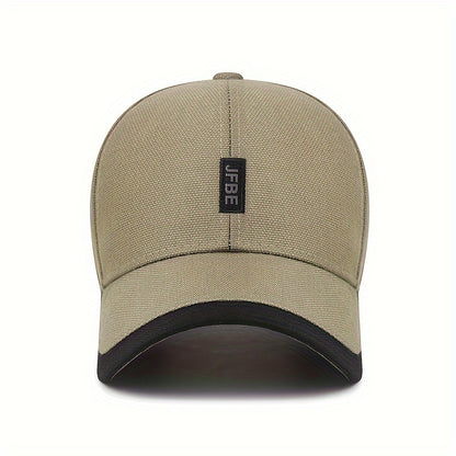 Spring Fashion Color Blocking Sunshade Hat, Outdoor Casual Sports Baseball Cap