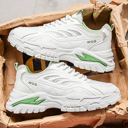 Men'S Shoes 2025 Summer Trendy Breathable Mesh Casual Sneakers Comfortable Lightweight Platform Dad Shoes Thick Sole Mesh Versatile Men'S Sports Shoes Special Offer