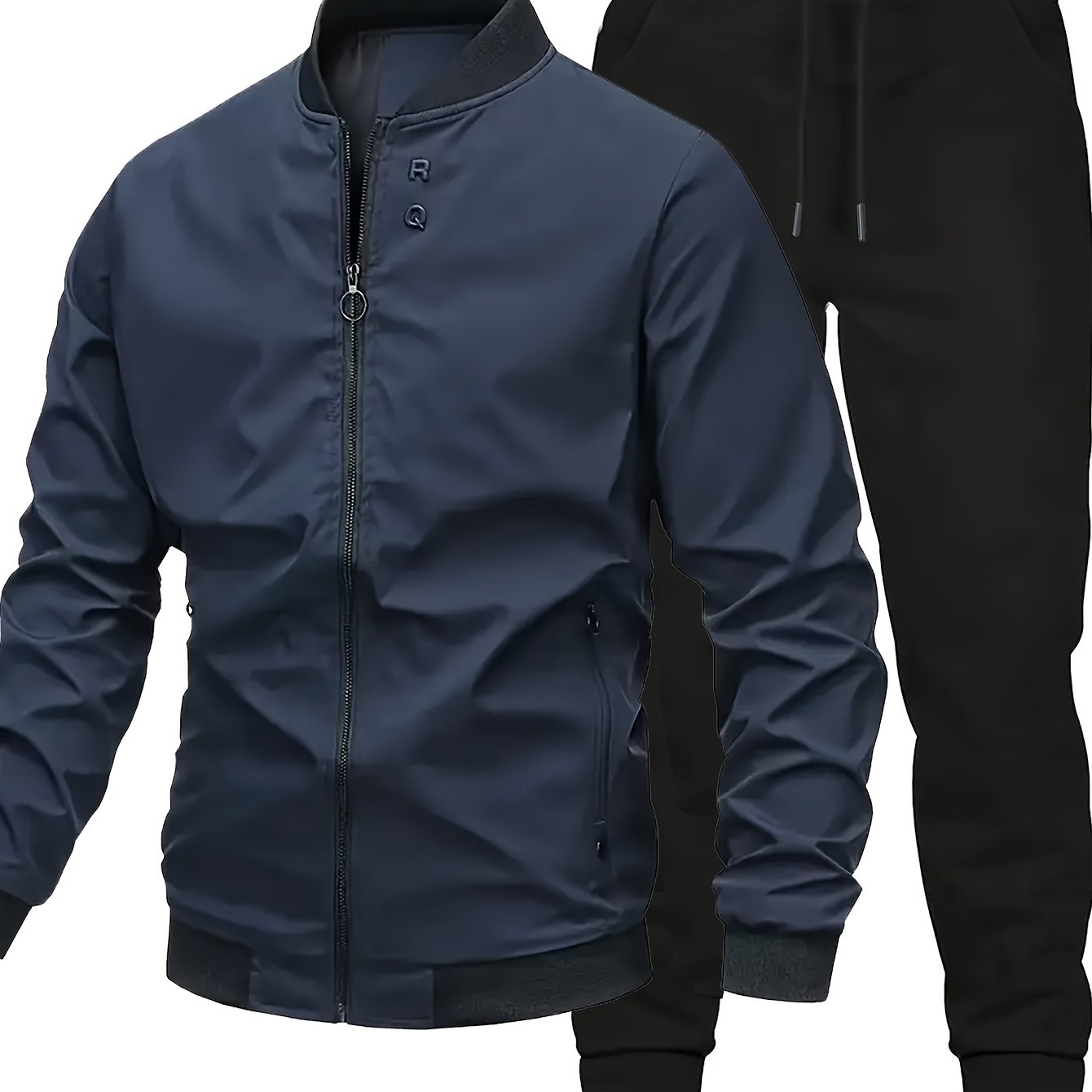Sports Suit Men'S Spring and Autumn Casual Jacket Set with Matching Men'S Wear