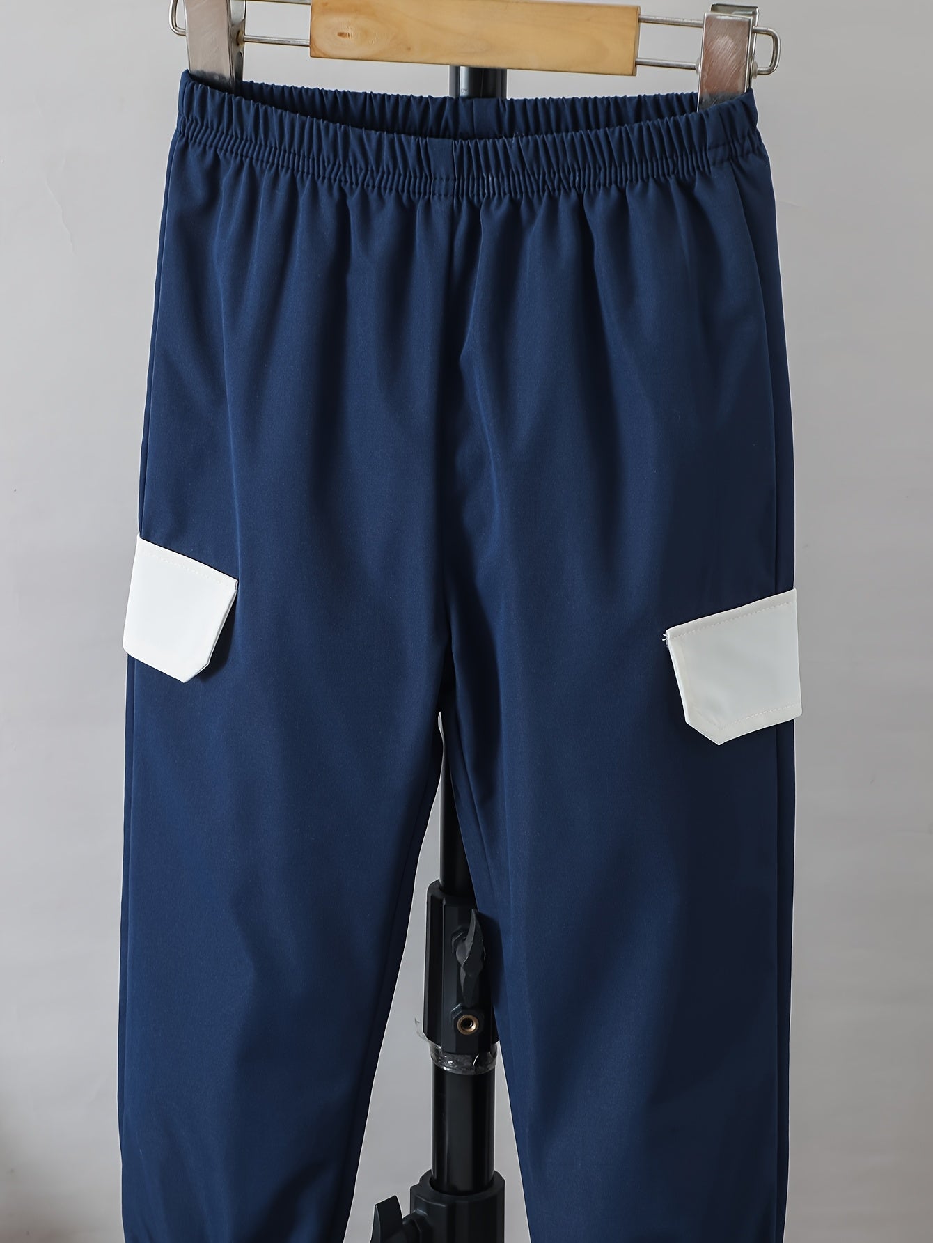 Boys' Casual Fleece-Lined Jacket with Utility Pockets, Open Front Zipper, Matching Single-Pocket Workwear Pants for Autumn/Winter, Perfect for Outdoor Wear, Winter Clothing, Workwear Style, Durable Fabric, Zipup Jacket, Young