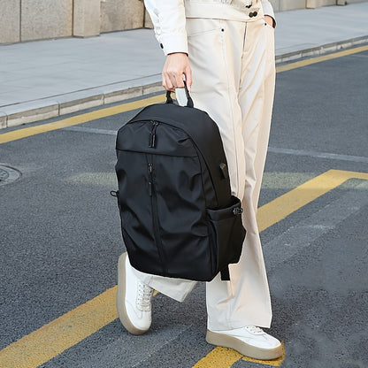 TMOOS Lightweight Large Capacity Backpack - Heavy-Duty Oxford Fabric Travel, Gym, Hiking, Laptop Backpack with Multiple Compartments, Padded Shoulder Straps - Convertible Crossbody Bag for Men, Women, Students, Professionals