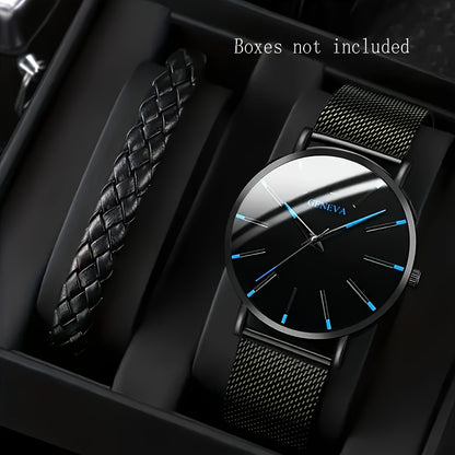 A Quartz Men'S Watch Plus an Accessory.