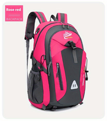 35L Large Capacity Hiking Backpack - Durable Polyester, Adjustable Shoulder Straps, Multiple Compartments for Camping, Travel & Outdoor Adventures - Ideal Gift for Hikers, Backpacking Gear