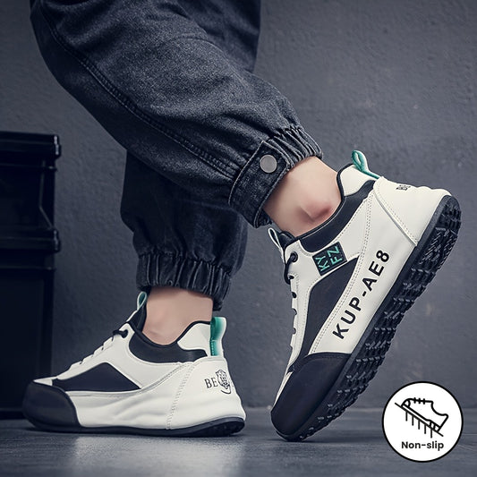 VanWeir Men's Casual Sneakers - Non-Slip, Comfortable Outdoor Footwear with Easy On-Off Design for Every Season
