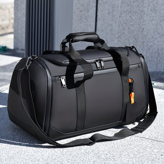UNIXINU Large Capacity Travel Duffel Bag - Durable Oxford Cloth, Spacious & Stylish Unisex Overnight Sports Gym Bag with Multiple Compartments, Perfect for Fitness, Outdoor Adventures & Weekend Getaways, Travel Bag