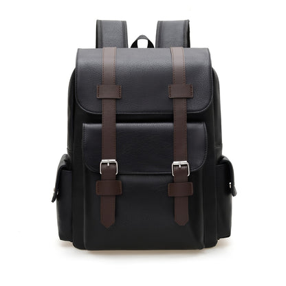 Unisex Large Capacity Backpack with Multiple Pockets, Business Casual Travel Commuter Neutral Style Dual Shoulder Bag for and Laptop