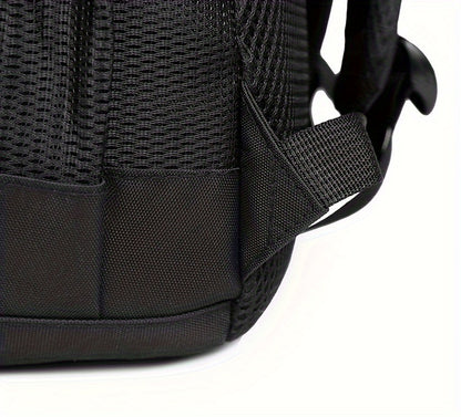 Zipper Random, Large Capacity Outdoor Hiking Backpack Camping Bag for Men's Casual Backpack, Fits 17-inch Laptop, Durable School Backpack with Multiple Compartments, Multi-layer Design, Spine Protection Backpack, Height 48cm