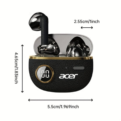 ACER TWS Wireless Earbuds with Deep Bass & Noise Cancellation, Long-Lasting Comfort, HIFI Sound, Touch Controls, Fast Delivery, Compatible with Phones/Tablets/Laptops, Ideal for Running, Music, Business, and More, Wireless Ea