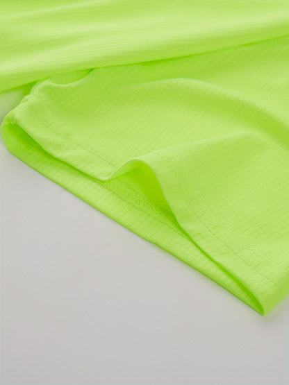 Men's Ultra-Thin T-Shirt with Round Neck, Lightweight and Breathable Performance Running Top for Gym Workouts