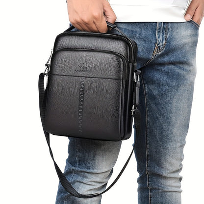 1pc Men's Shoulder Bag, Small Business Handbag, Fashion Casual Backpack