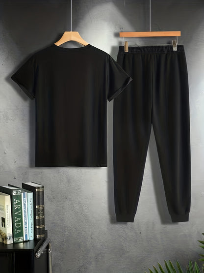Men's Casual Homewear Suit Fashion Logo Pajamas Gift