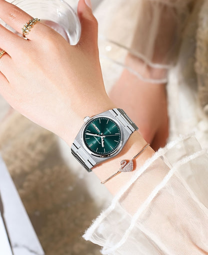 Brand Luxury Women's Business Watch Fashion Double Calendar Quartz Watch, Women's Gift Holiday Gift